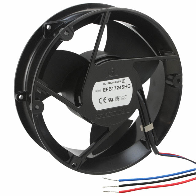 EFB1724SHG-F00 Delta Electronics FAN AXIAL 172X50.8MM 24VDC WIRE