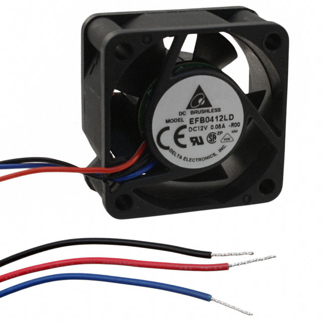 EFB0412LD-R00 Delta Electronics FAN AXIAL 40X20MM 12VDC WIRE