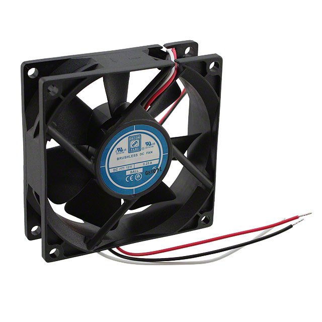 OD8025-12HB01A Orion Fans FAN AXIAL 80X25MM 12VDC WIRE