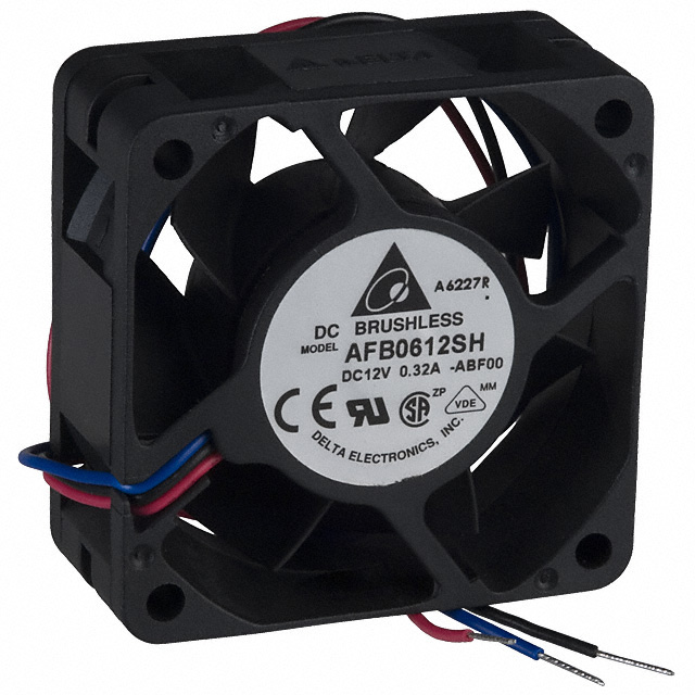AFB0612SH-AF00 Delta Electronics FAN AXIAL 60X25.4MM 12VDC WIRE