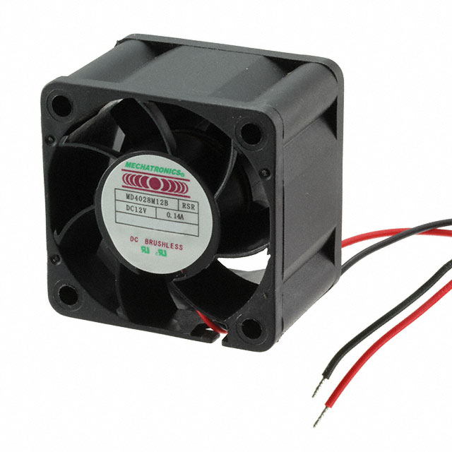MD4028M12B-RSR Mechatronics Fan Group FAN AXIAL 40X28MM 12VDC