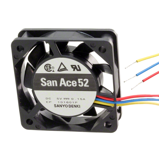 109P0505M701 Sanyo Denki America Inc. FAN 52X15MM 5VDC TACH