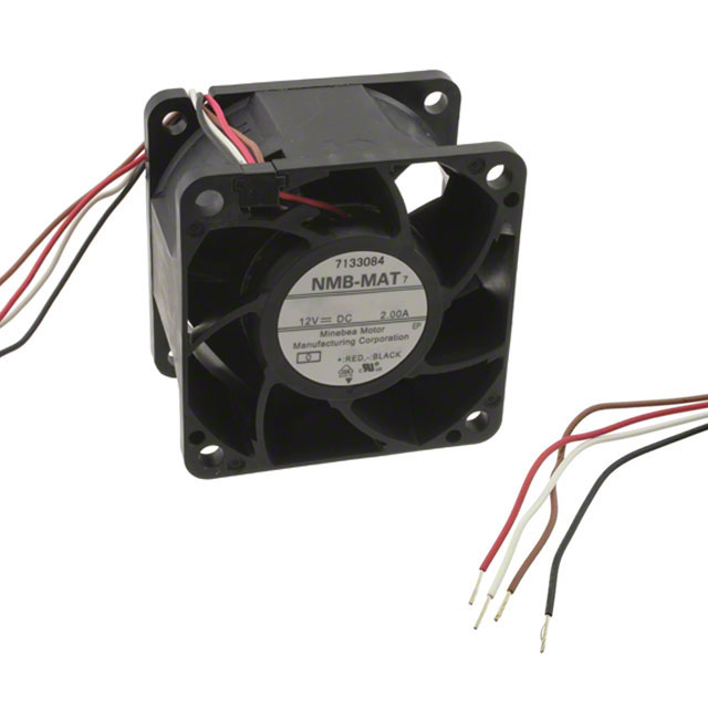 06038DA-12S-EU-D0 NMB Technologies Corporation FAN AXIAL 60X38MM 12VDC WIRE
