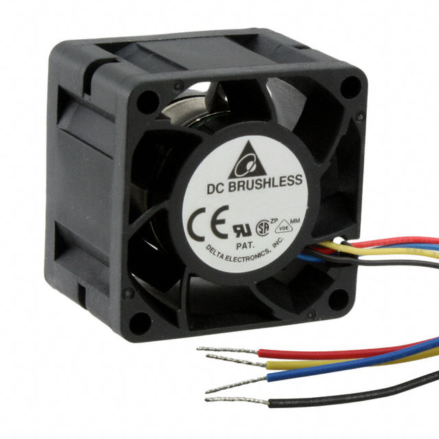 FFB03812VHN-R00 Delta Electronics FAN AXIAL 38X28MM 12VDC WIRE
