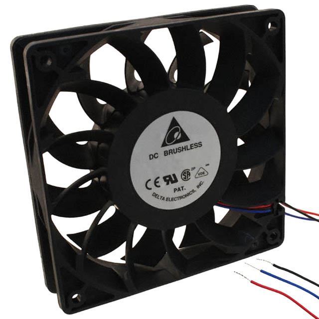 FFB1224EHE-R00 Delta Electronics FAN AXIAL 120X120X38MM 24V WIRE