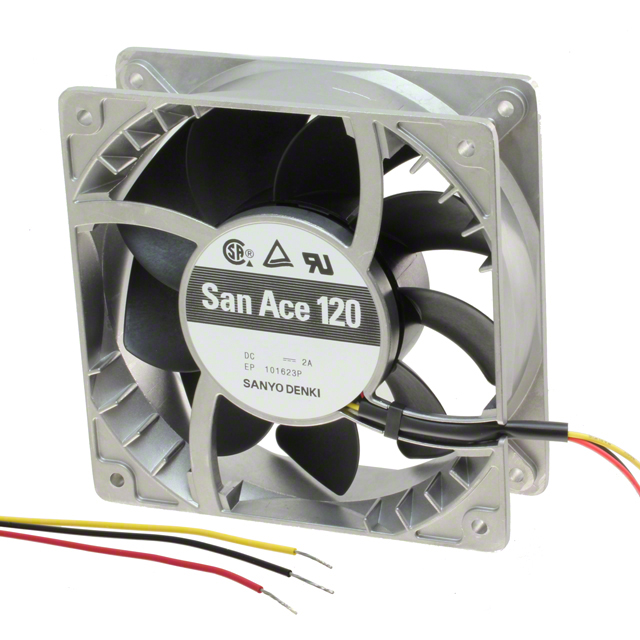 9SG1248G101 Sanyo Denki America Inc. FAN 120X38MM 48VDC RBLS TACH