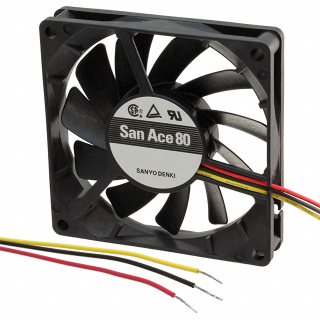109P0812H602 Sanyo Denki America Inc. FAN 80X20MM 12VDC