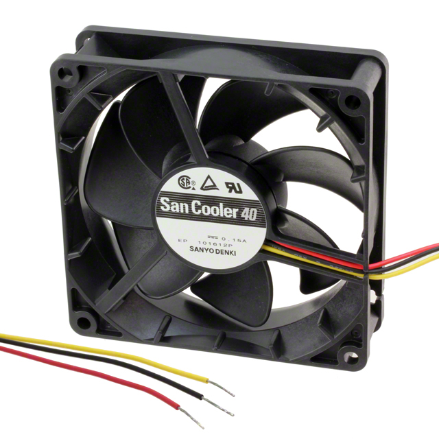 109P0405H3D013 Sanyo Denki America Inc. FAN 40X28MM 5VDC LOCK