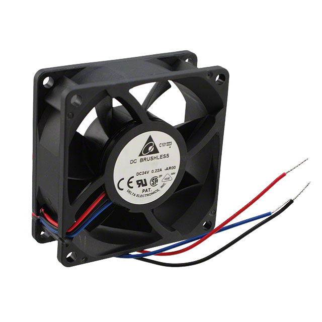 AFB0724HH-AR00 Delta Electronics FAN AXIAL 70X25.4MM 24VDC WIRE