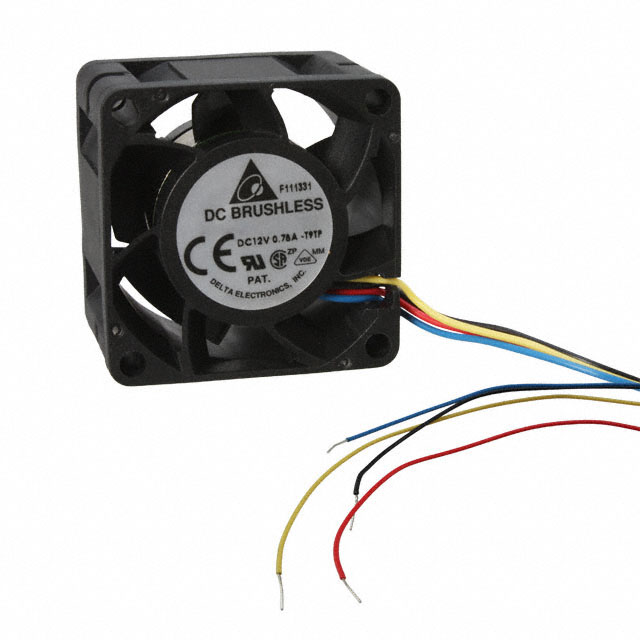 FFB03812VHN-T9TP Delta Electronics FAN AXIAL 38X28MM BALL 12VDC