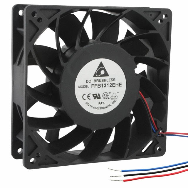 FFB1312EHE-F00 Delta Electronics FAN AXIAL 127X38MM 12VDC WIRE