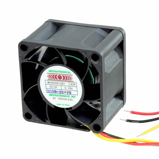 MA3828X12B1-RSR Mechatronics Fan Group FAN AXIAL 38X28MM 12VDC WIRE