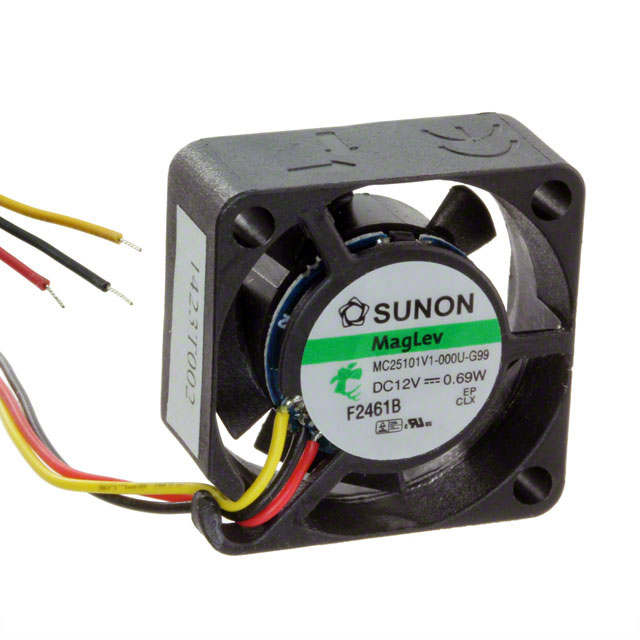 MC35100V2-000U-G99 Sunon Fans FAN AXIAL 35X10MM VAPO 5VDC WIRE