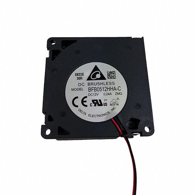 BFB0512HHA-CZMQ Delta Electronics FAN BLOWER 50X10.3MM 12VDC WIRE