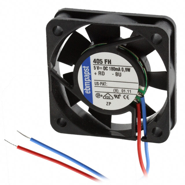 405FH ebm-papst Inc. FAN AXIAL 40X10MM 5VDC WIRE
