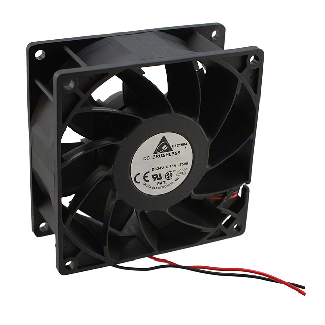 FFB0924EHE-T500 Delta Electronics FAN AXIAL 92X38MM 24VDC WIRE