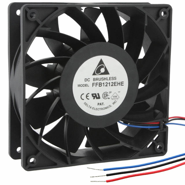 FFB1212EHE-F00 Delta Electronics FAN AXIAL 120X38MM 12VDC WIRE