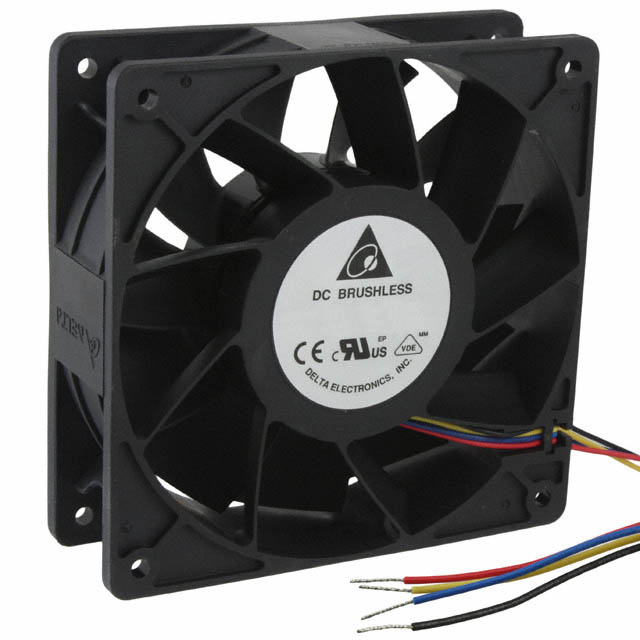 PFB1248XHE-TP17 Delta Electronics FAN AXIAL 120X38MM 48VDC WIRE