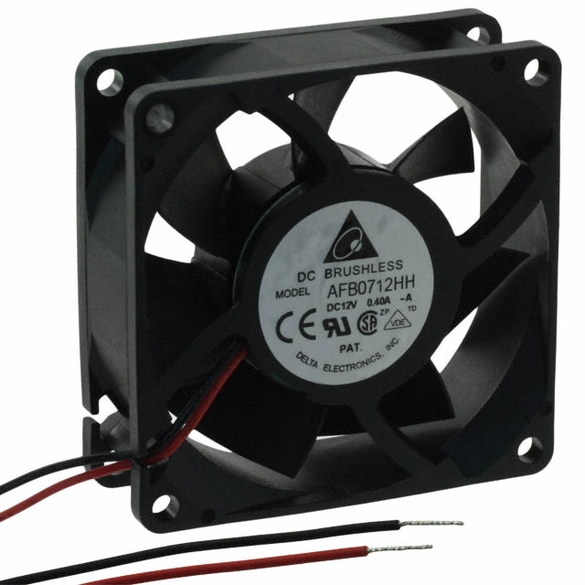 AFB0712HH-A Delta Electronics FAN AXIAL 70X25.4MM 12VDC WIRE