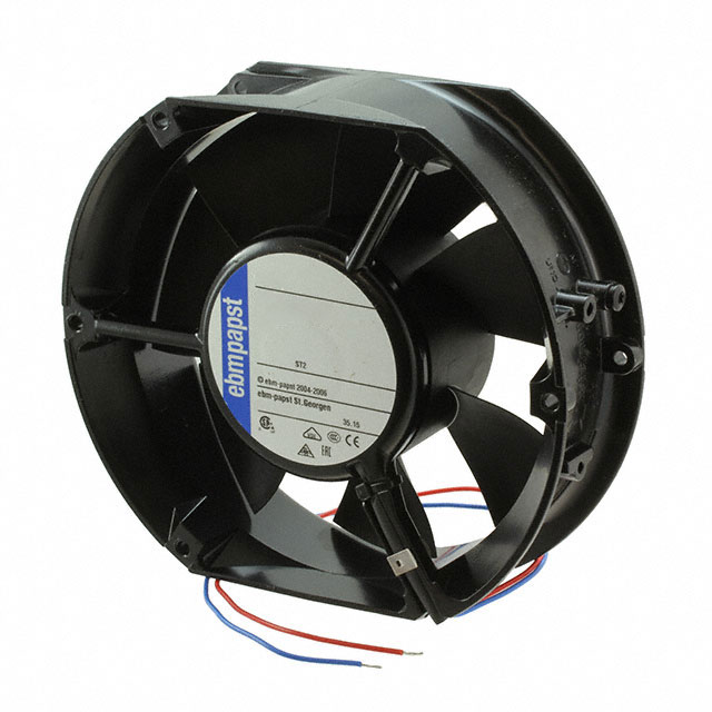 6424HU ebm-papst Inc. FAN 24VDC 172X150X51MM IP68