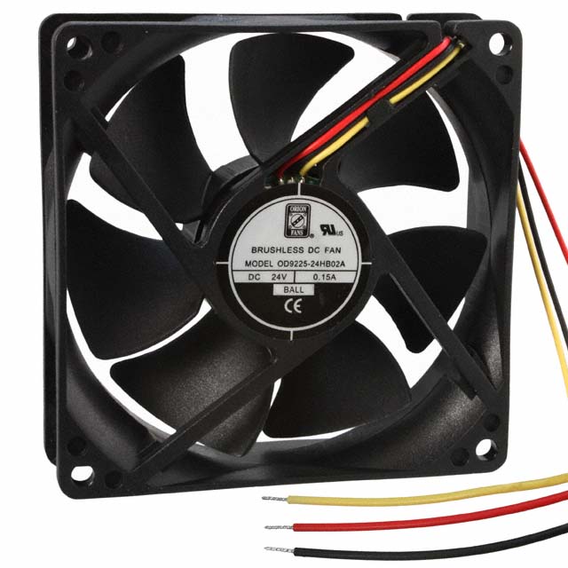 OD9225-24HB02A Orion Fans FAN AXIAL 92.5X25MM 24VDC WIRE