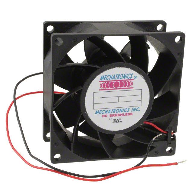 MQ8038E12B-FSR Mechatronics Fan Group FAN AXIAL 80X38MM 12VDC