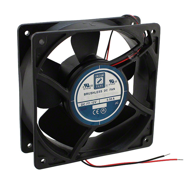 OD1238-12HSS Orion Fans FAN AXIAL 120X38.5MM 12VDC WIRE