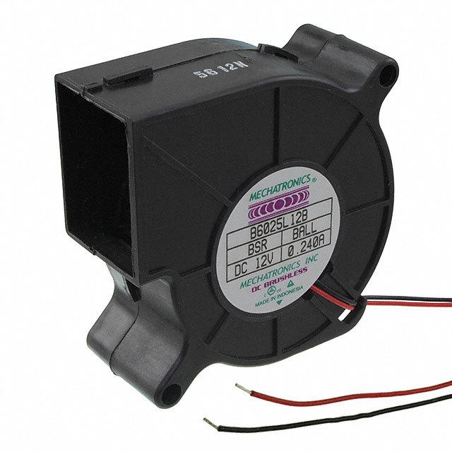 B6025L12B-BSR Mechatronics Fan Group BLOWER 60X25MM 12VDC