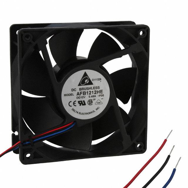 AFB1212HE-F00 Delta Electronics FAN AXIAL 120X38MM 12VDC WIRE