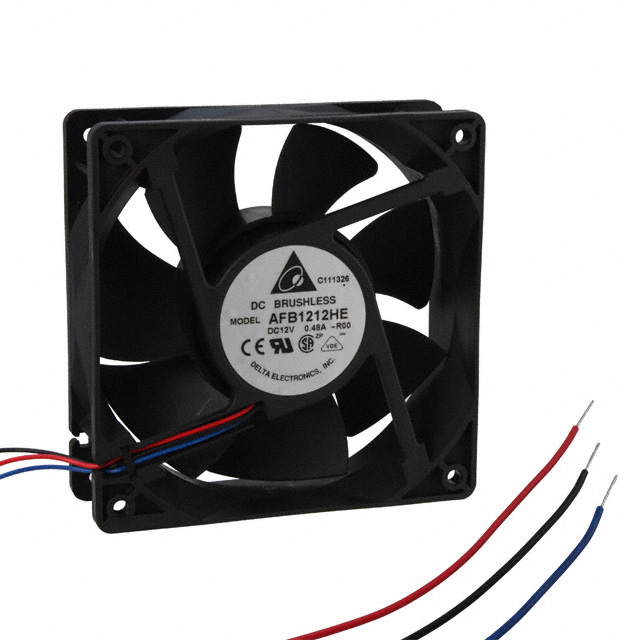 AFB1212HE-R00 Delta Electronics FAN AXIAL 120X38MM 12VDC WIRE