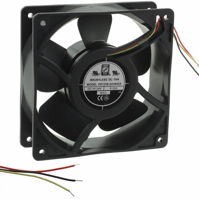 OD1238-24HB02A Orion Fans FAN AXIAL 120X38.5MM 24VDC WIRE