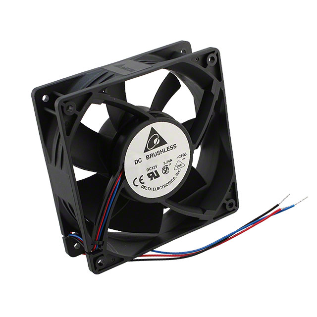 AFB1224M-F00 Delta Electronics FAN AXIAL 120X120X25.4MM 24V WIR