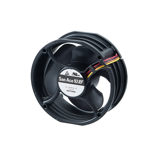 9RF0924P1H001 Sanyo Denki America Inc. FAN 24VDC REVERSIBLE 92X38MM