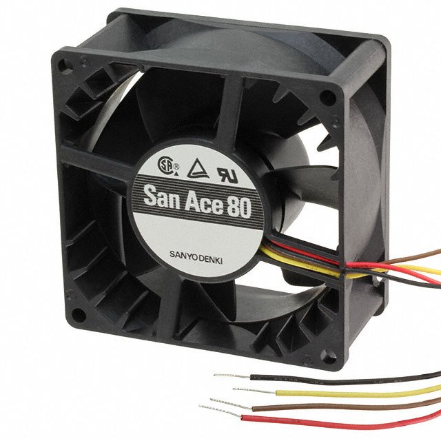 9S0812P4F01 Sanyo Denki America Inc. FAN 80X25MM 12VDC TACH,PWM