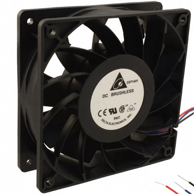FFB1248SHE-R00 Delta Electronics FAN AXIAL 120X38MM 48VDC WIRE