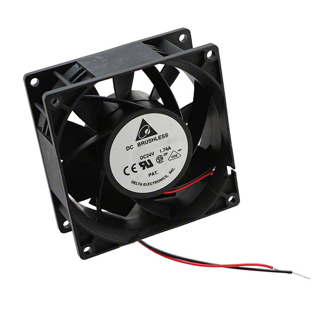 PFB0948EHE Delta Electronics FAN AXIAL 92X92X38MM 48V WIRE