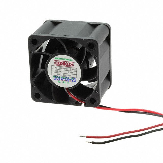 MD4028E24B-RSR Mechatronics Fan Group FAN AXIAL 40X28MM 24VDC WIRE