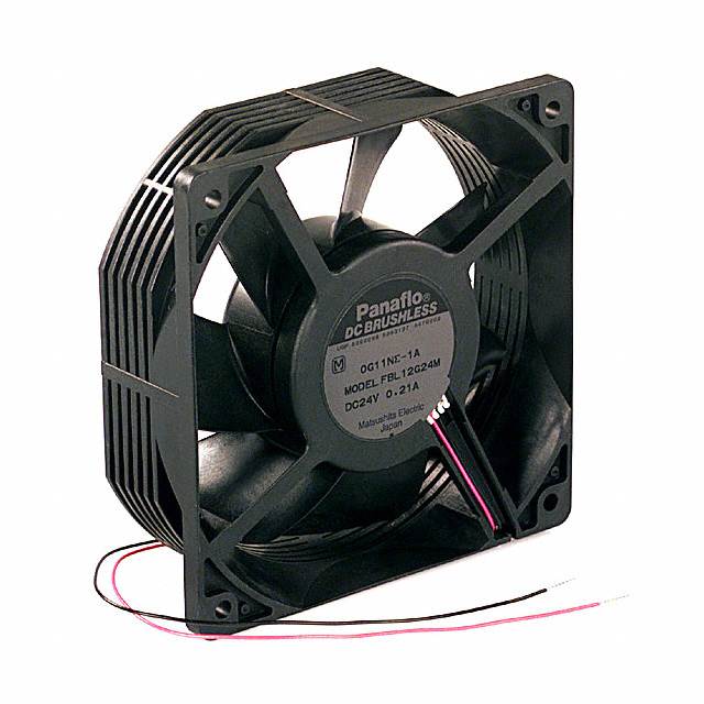 FBL12G24M1A NMB Technologies Corporation FAN AXIAL 120X38MM 24VDC WIRE
