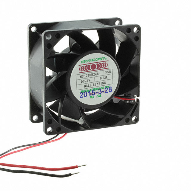 MC8038H24B-FSR Mechatronics Fan Group FAN AXIAL 80X38MM 24VDC