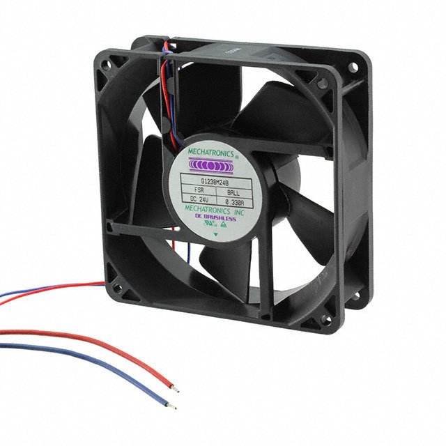 G1238M24B-FSR Mechatronics Fan Group FAN AXIAL 120X38MM 24VDC