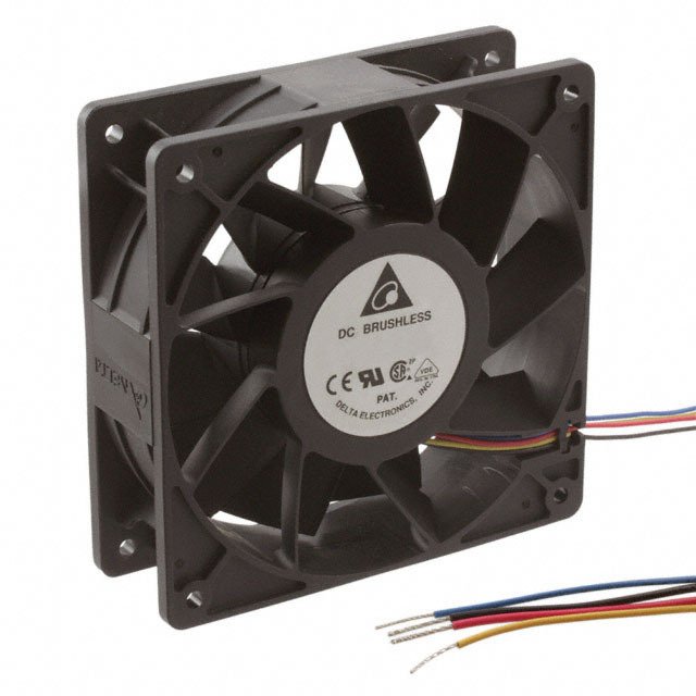 PFC1248DE-F00 Delta Electronics FAN AXIAL 120X38MM 48VDC WIRE