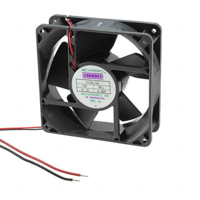 G1238L12B-FSR Mechatronics Fan Group FAN AXIAL 120X38MM 12VDC