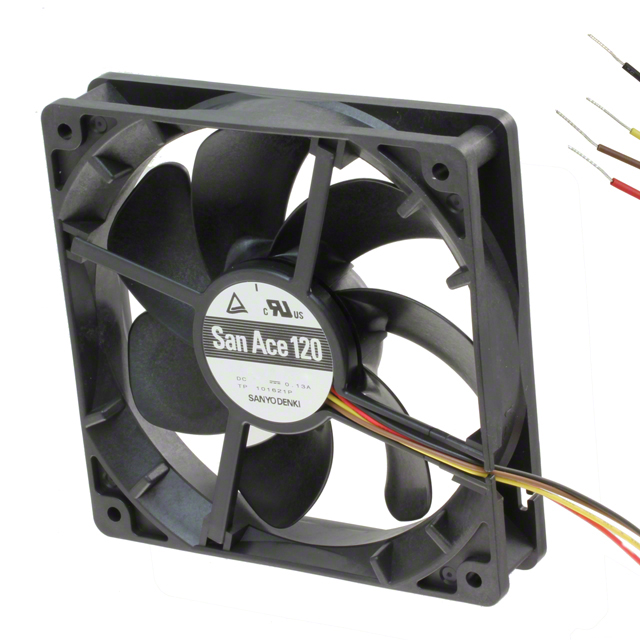9S1212P4M01 Sanyo Denki America Inc. FAN 120X25MM 12VDC TACH,PWM