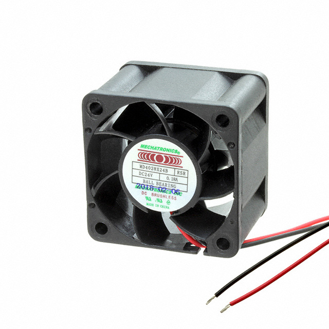 MD4028X24B-RSR-L24 Mechatronics Fan Group FAN AXIAL 40X28MM 24VDC WIRE