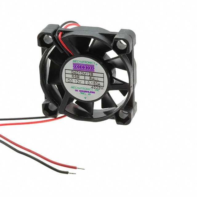 G4010S12B-RSR Mechatronics Fan Group FAN AXIAL 40X10MM 12VDC