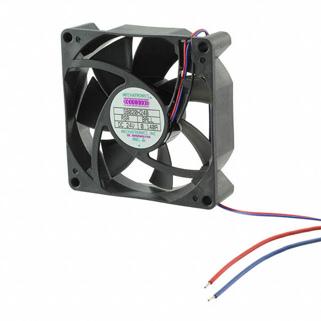 G8020M24B-RSR Mechatronics Fan Group FAN AXIAL 80X20MM 24VDC