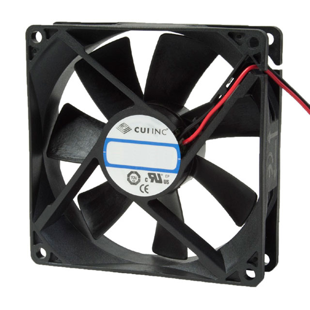 CFM-9225-13-22 CUI Inc. DC AXIAL FAN, 92 MM SQUARE, 25 M