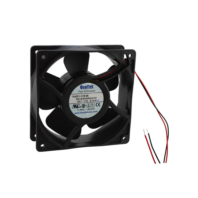 FAD1-12038EHHW12 Qualtek FAN AXIAL 120X38.5MM 48VDC WIRE