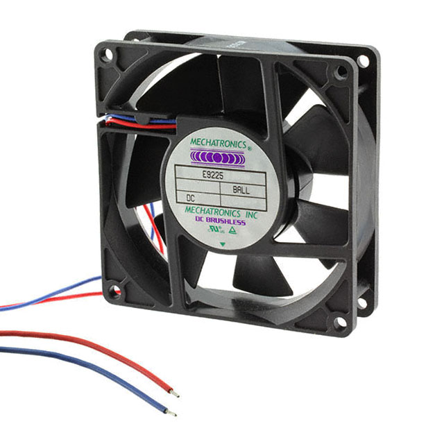 E9225X12B-FSR-CC Mechatronics Fan Group FAN AXIAL 92X25MM CC 12VDC