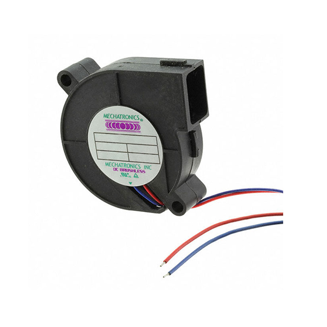 B5015H12B-BSR-CC Mechatronics Fan Group FAN BLOWER 51X15.7MM 12VDC WIRE
